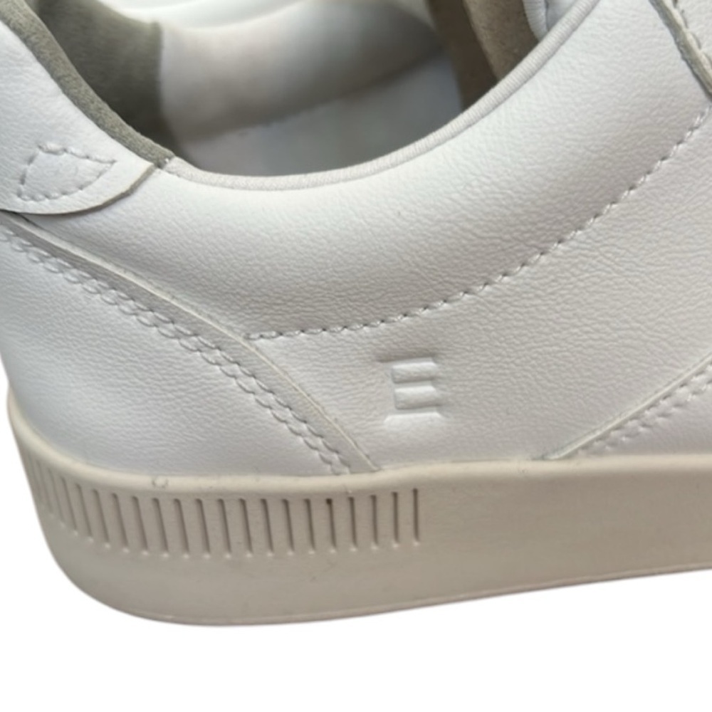 Everlane The ReLeather Court Sneakers Size 5 In White - Picture 9 of 10